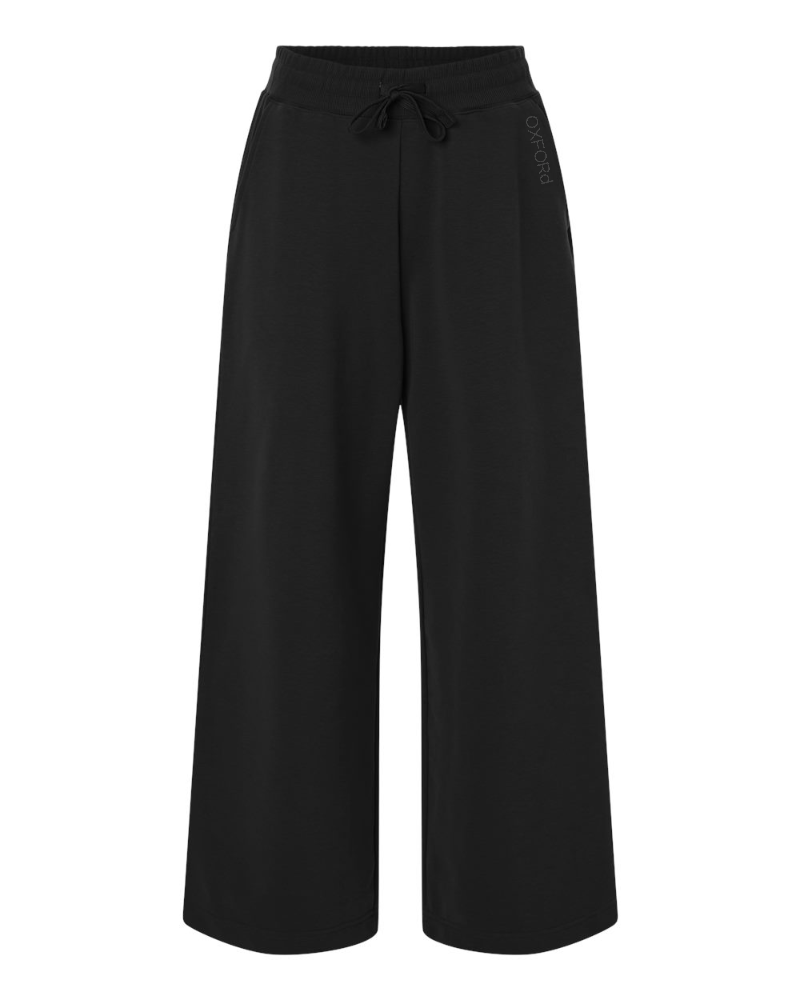 OXFORd - Women's French Terry Sweatsuit - Full-Zip Jacket + Wide Leg Pant