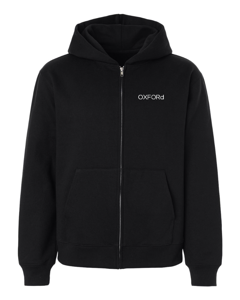 OXFORd - Unisex 10 oz Full-Zip Hoodie Sweatshirt